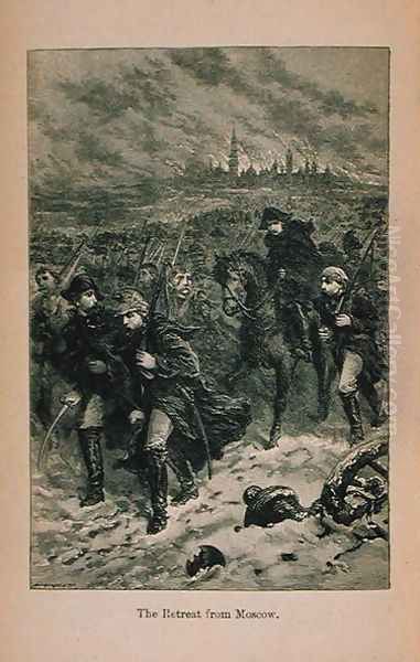 Retreat from Moscow, illustration from 'Little Arthur's History of France: From the Earliest Times to the Fall of the 2nd Empire', 1899 - view 1