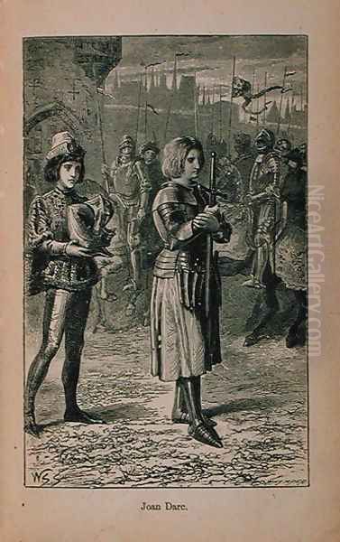 Joan of Arc (c.1412-31) illustration from 'Little Arthur's History of France: From the Earliest Times to the Fall of the Second Empire', 1899 - view 1