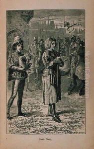 Joan of Arc (c.1412-31) illustration from 'Little Arthur's History of France: From the Earliest Times to the Fall of the Second Empire', 1899 by Lady M. Chalcott