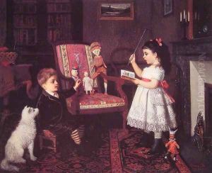 The Lesson by James Wells Champney
