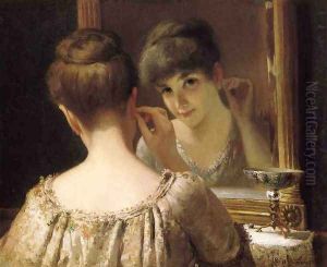 The Coquette, c.1885 by James Wells Champney