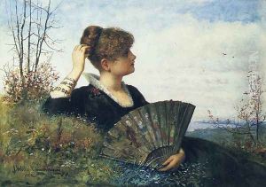 The Fan by James Wells Champney