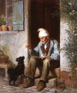 The Little Beggar by James Wells Champney