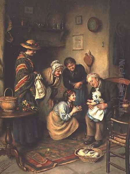 Family Worship, from the Pears Annual, 1911 - view 1