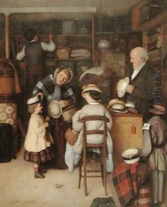 Buying a New Hat, 1880