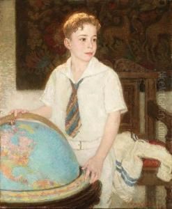 Young Boy With Globe