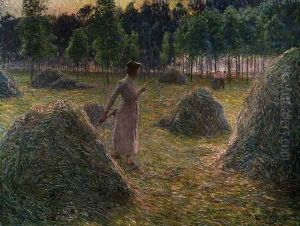 The Gleaners, mid 1890s by Emile Claus