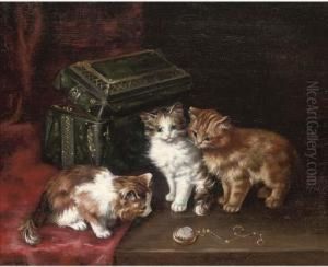 A New Toy by Leon Charles Huber