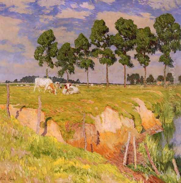 La Berge Rangee (Juillet) (The Receding Bank, July) - view 1