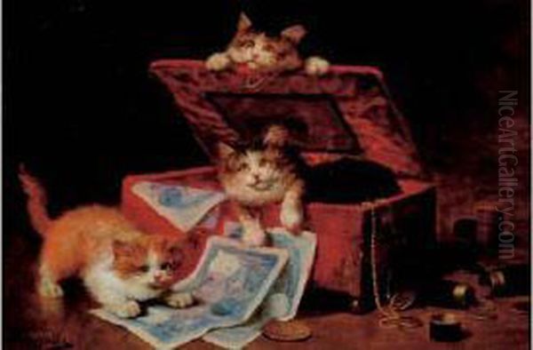 Chatons A La Boite A Bijoux. - view 1