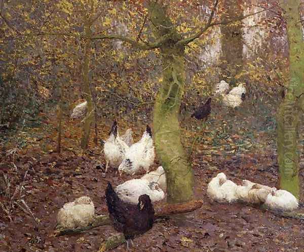 Poultry in a Wood, c.1890 - view 1