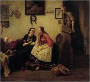 Der Liebesbrief (the Love Letter) by Carl Wilhelm Hubner