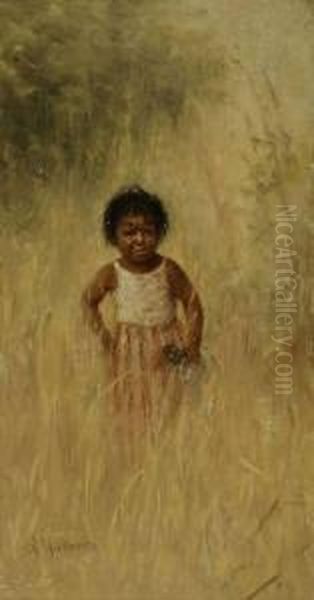 Indian Girl With Kachina - view 1
