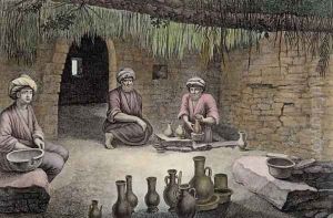 Interior of a Potter's Workshop, from Volume II Arts and Trades of Description of Egypt 1822