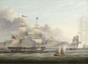 The Snow Brig Arethusa Off Cape Town