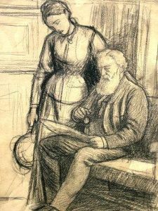 Study For A Portrait Of Mr &amp; Mrs Trist Junior