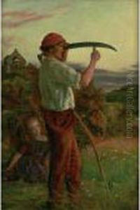 The Mower by Arthur Hughes
