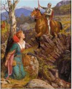 The Overthrowing Of The Rusty Knight by Arthur Hughes
