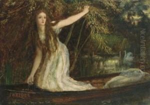 The Lady Of Shalott by Arthur Hughes