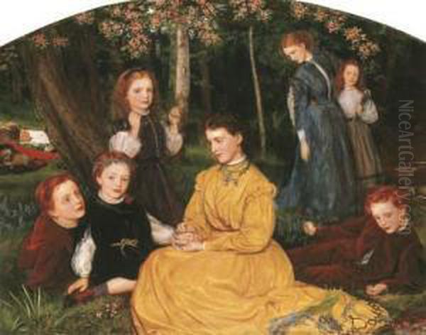 A Birthday Picnic - Portraits Of
 The Children Of William And Anne Pattinson Of Felling, Near Gateshead - view 1