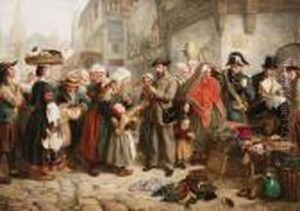 An English Artist Collecting Costumes In Brittany An English Artist Collecting Costumes In Brittany