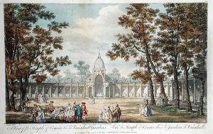 A View of the Temple of Comus at Vauxhall Gardens