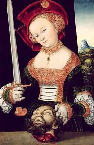 Judith with the Head of Holofernes, c.1530 by Lucas (studio of) Cranach