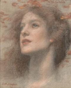 With The Wind by Edward Robert Hughes