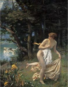 Diana's Maidens by Edward Robert Hughes