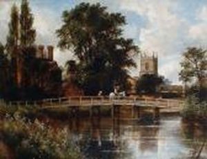 Alrewas Near Lichfield by John Joseph Hughes