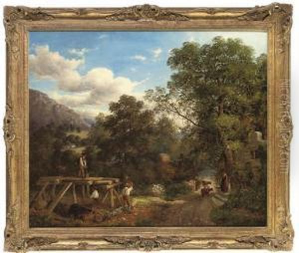 Sawing Timber - view 1