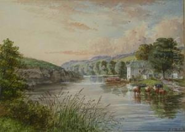 Mill On The Tweed Near Roxburgh - view 1