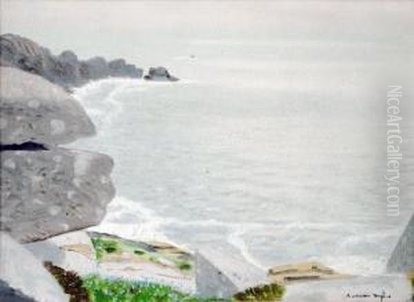 The Coast Near Lamorna - view 1