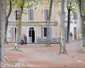 A French Town by Robert Morson Hughes