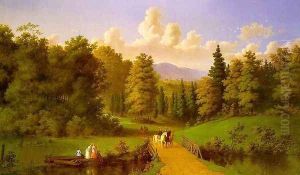 An Afternoon Outing 1875 by Johann M. Culverhouse