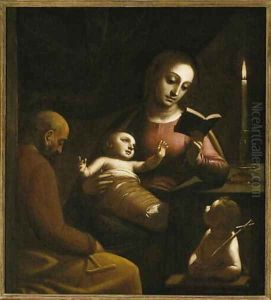 Holy Family with St. John the Baptist, c.1578 by Luca Cambiaso