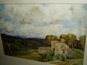 Ramparts At Montreuil by Herbert Hughes Stanton