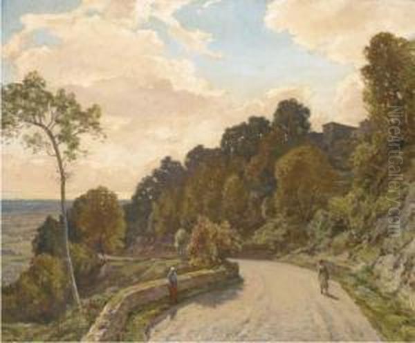 Road Up To Cagnes - view 1
