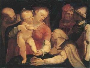 The Adoration of the Magi by Luca Cambiaso