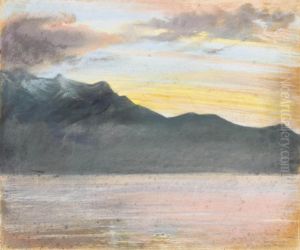 Coucher De Soleil by Georges-Victor Hugo