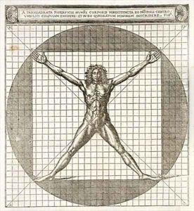 Ideal proportions revealed to be based on the human body by Cesare di Lorenzo Cesariano