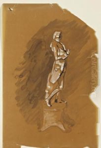 1. Portrait D'un Elegant by Georges-Victor Hugo