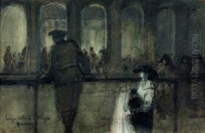 Profil D'homme by Georges-Victor Hugo