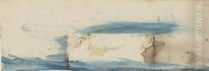 Sous-mains : Tache Et Essais De Lavis; Et Lignes Bleues by Victor Hugo