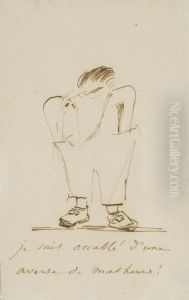 Caricature by Victor Hugo