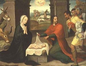 The Adoration of the Shepherds, 1550-60 by Juan Correa de Vivar
