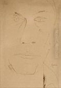 Autorretrato by Manolo Hugue
