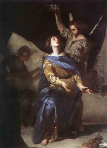 Ecstasy of St. Cecilia (Estasi di santa Cecilia) by Bernardo Cavallino