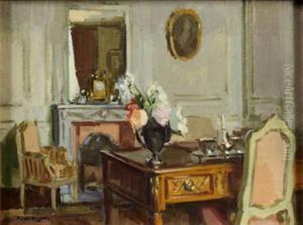 Interieur Au Bureau Louis Xvi - view 1
