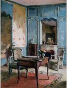Interieur Louis Xv by Paul Jean Hugues